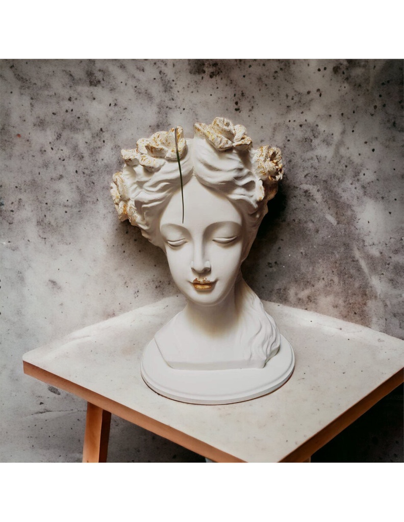 Escultura Maceta Flora (38 cm)