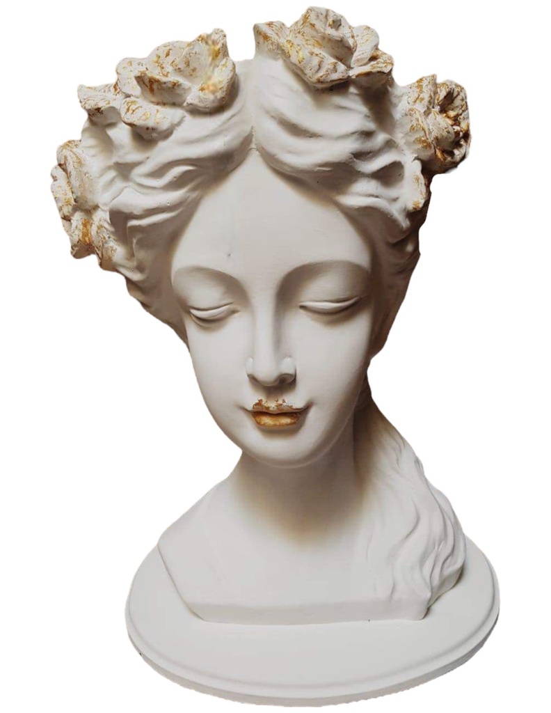 Escultura Maceta Flora (38 cm)